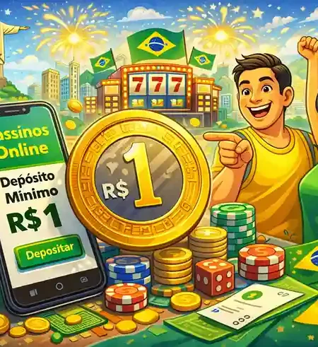 Cassinos de depósito mínimo chegam a R$ 1 no mercado brasileiro