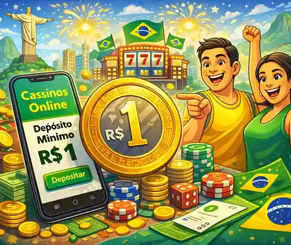 Cassinos de depósito mínimo chegam a R$ 1 no mercado brasileiro